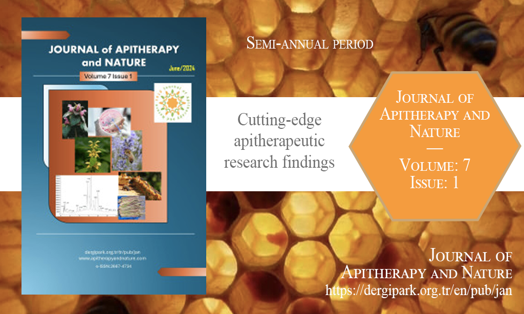 JAN, Haziran 2024 – Apiterapi ve Doğa Dergisi, Yıl: 2024, Cilt: 7, Sayı: 1, Yayın Tarihi: 30 Haziran 2024